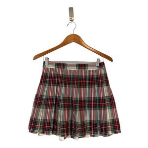 Aerie Plaid Pleated Skirt
